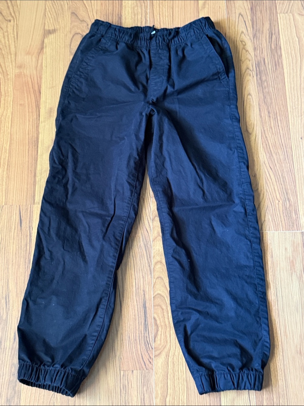 GAP Kids Black Elastic-Waist Jogger Pants